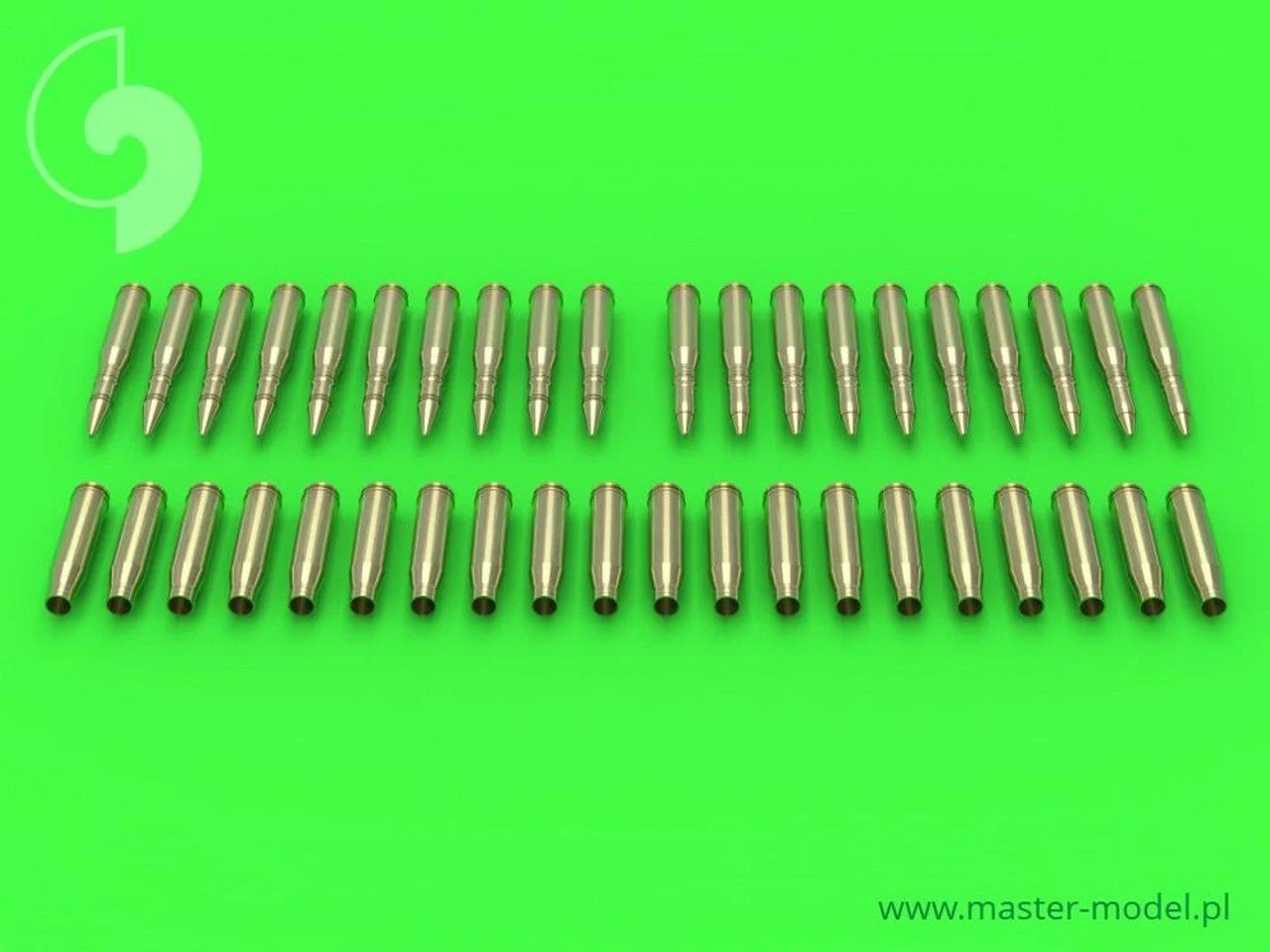 Master Model 1/35 Model ZU-23-2 "Sergey" ammunition - shells (20pcs) and two types of rounds (10pcs of each type)