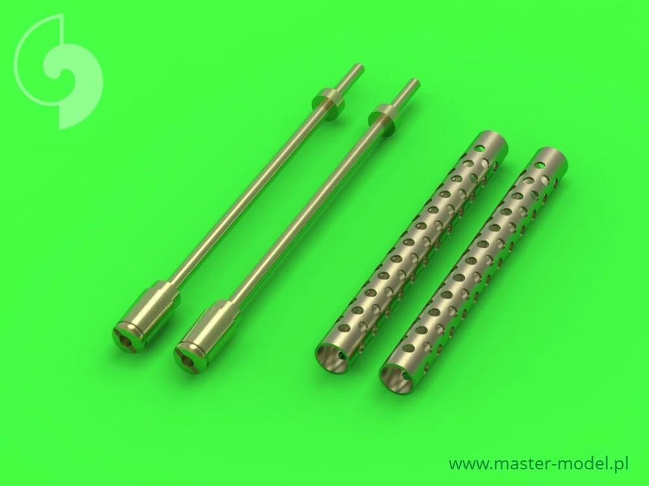 Master Model 1/35 Model Browning M1919 .30 cal machine gun barrels two piece muzzle (conical shape) (2pcs)