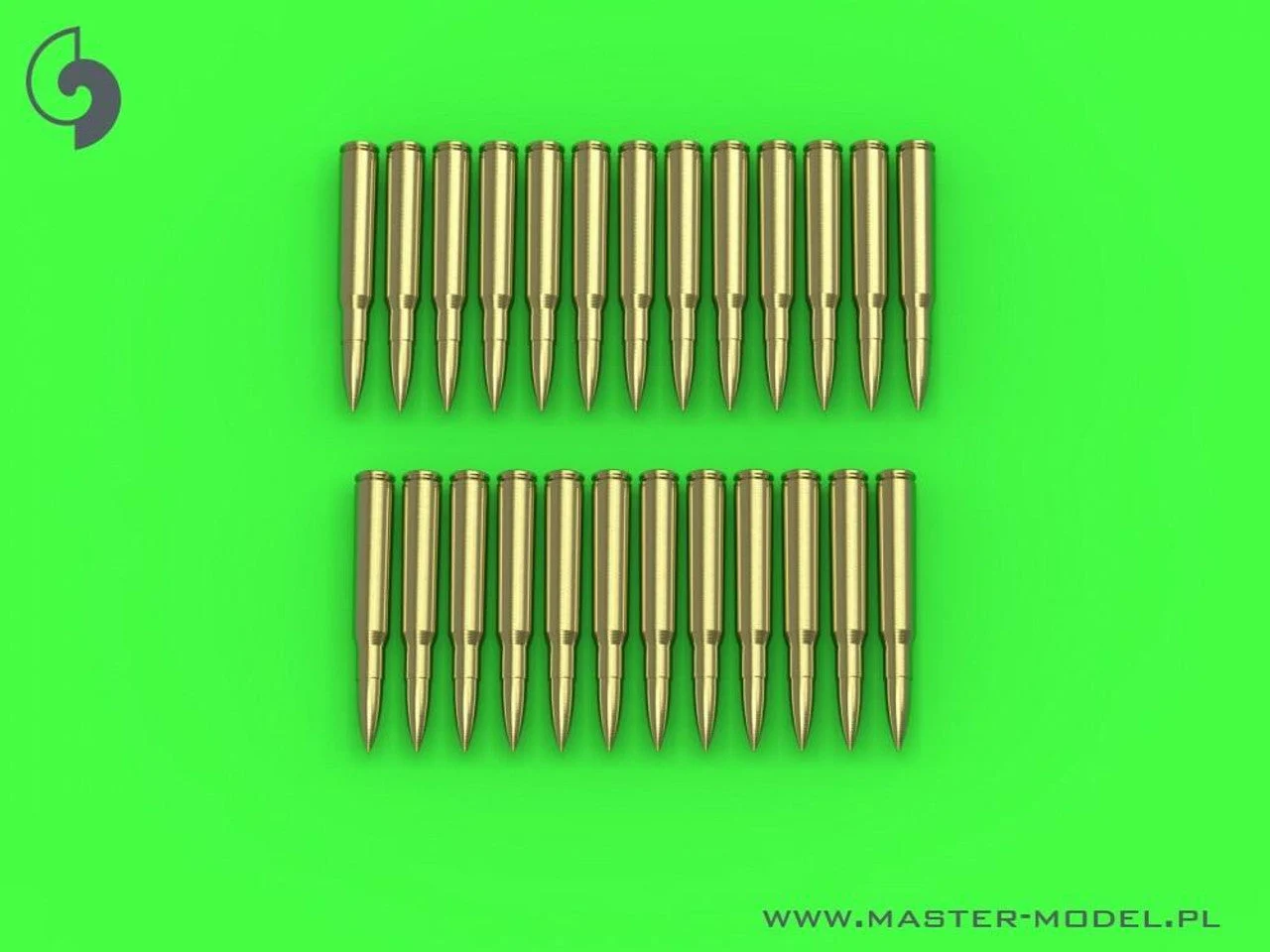 Master Model 1/35 Model M1919 Browning .30 caliber (7.62mm) - cartridges (25pcs)