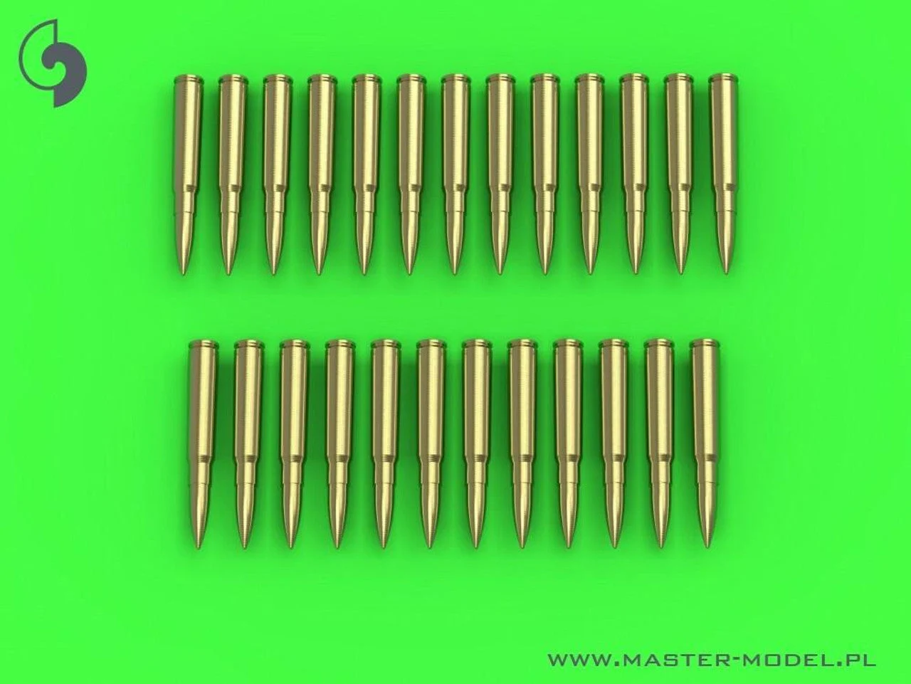 Master Model 1/35 Model MG-34/MG-42 (7.92mm) - cartridges (25pcs)