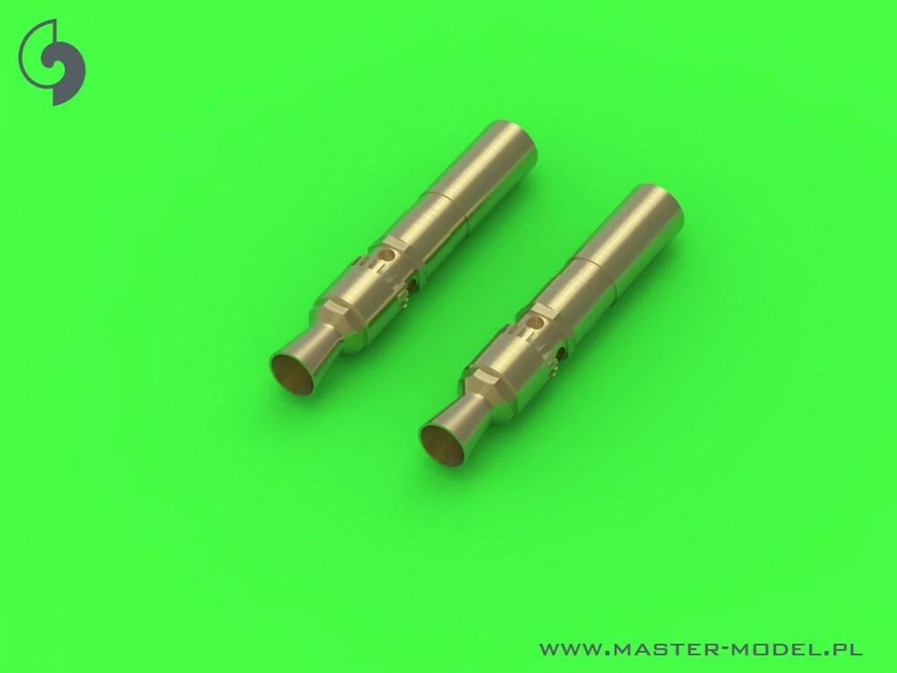 Master Model 1/35 Model MG-34 - German machine gun barrel tips (turret mount) (2pcs)