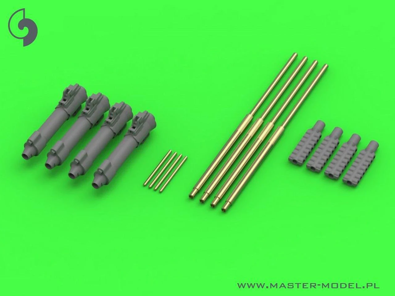 Master Model 1/35 Master Model 3cm MK103 autocannon barrels for Flakvierling 103/38 (Das Werk kit)