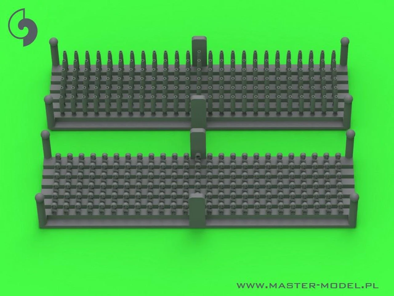 Master Model 1/35 Master Model Belt links and empty shells for Browning M2 .50 cal machine gun(150pcs+150pcs)