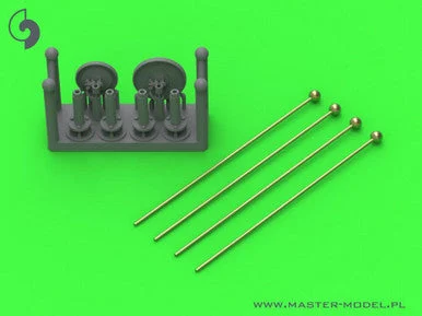 1/35 Master Model Width indicators for German vehicles (used on Sd.Kfz. 221, 222, 223, 231, 232, 233, 234, 247, 250,251, 263) - set of 4pcs