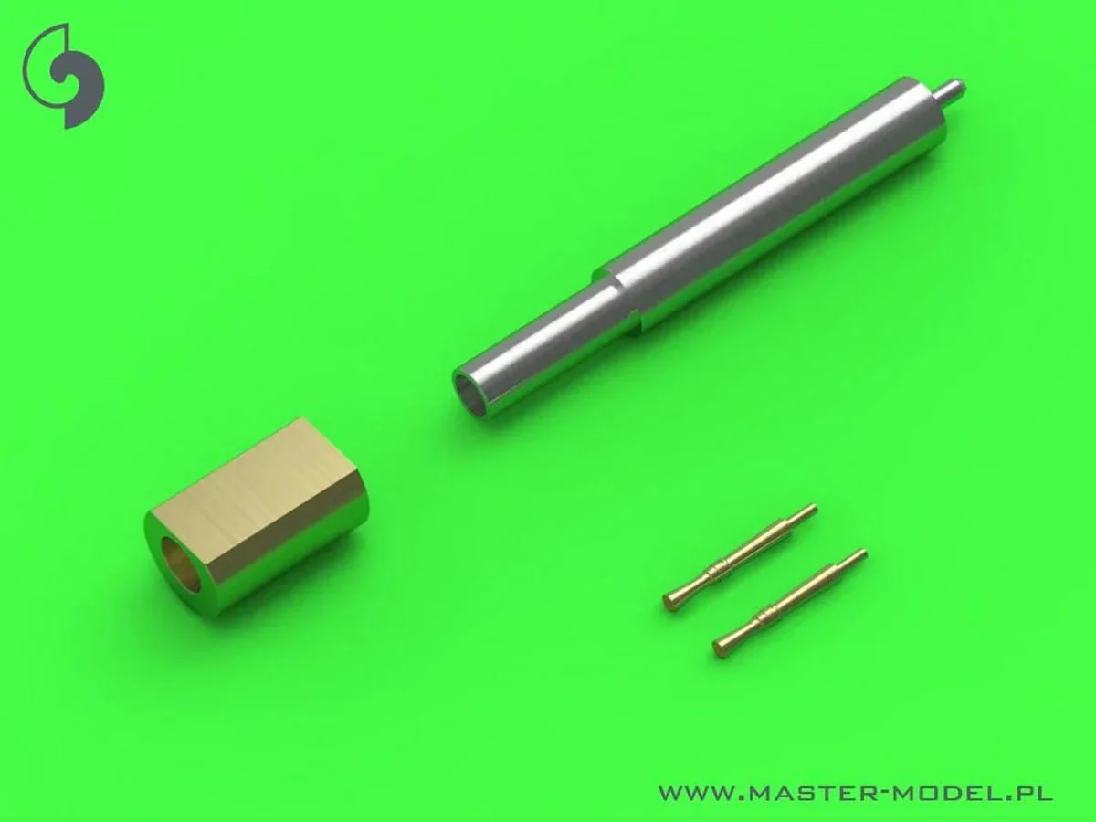 1/72 Master Model British QF 95mm howitzer gun barrel + Besa MG tips - for Centaur Mk.IV. Cromwell Mk.VI/VIII. Churchill Mk.V/VIII