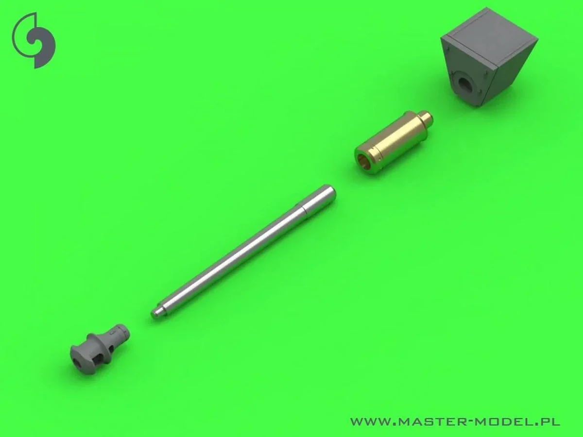 1/72 Master Model StuG III Ausf. F (late) / Ausf. G - 7.5cm StuK 40 L/48 gun barrel & resin muzzle brake and mantlet