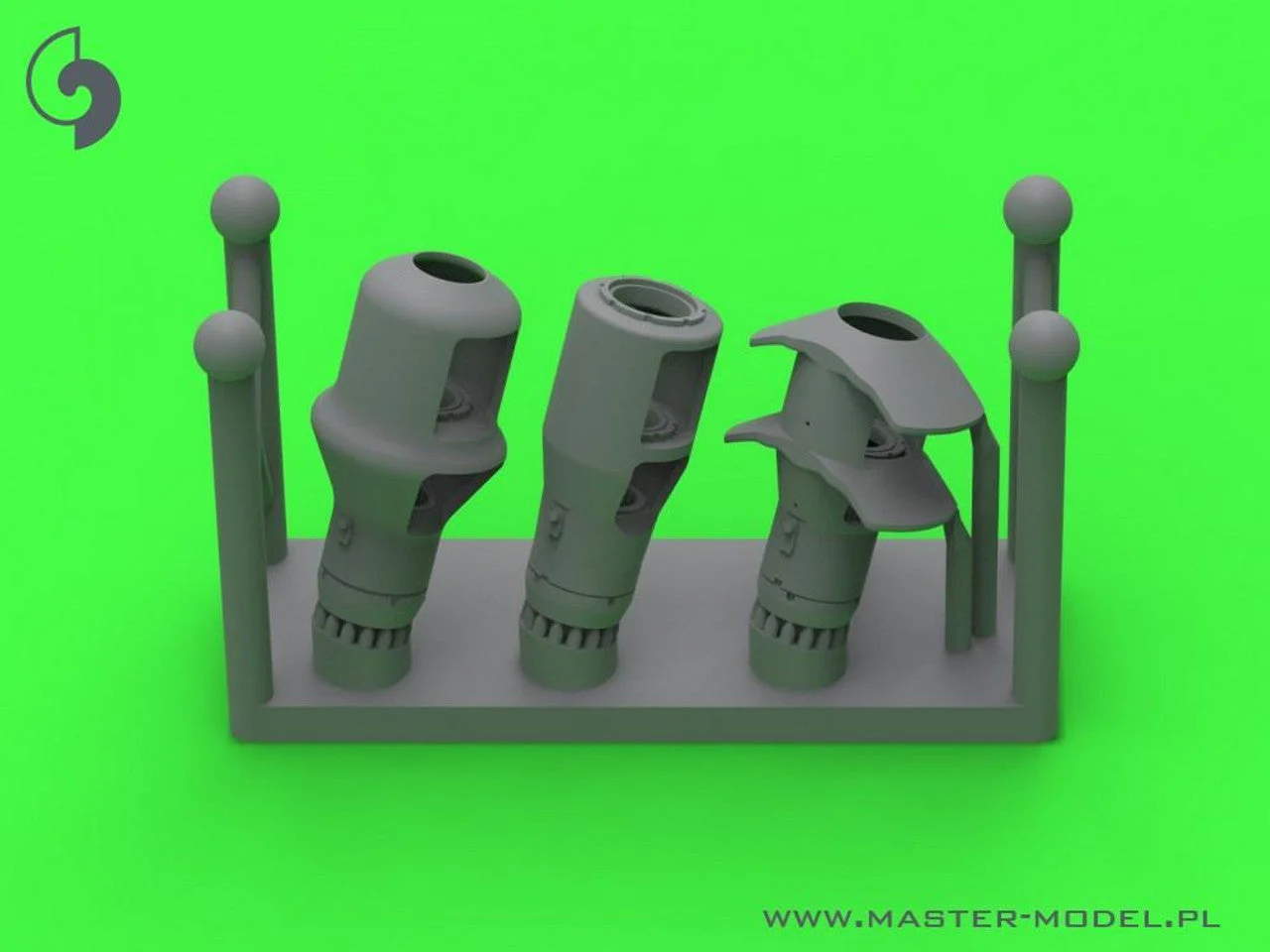 Master Model 1/72 Master Model Muzzle brakes for 10.5cm leFH 18(M). leFH 18/40. StuH 42 (used in towed artillery and vehicles e.g. Wespe. StuH 42)