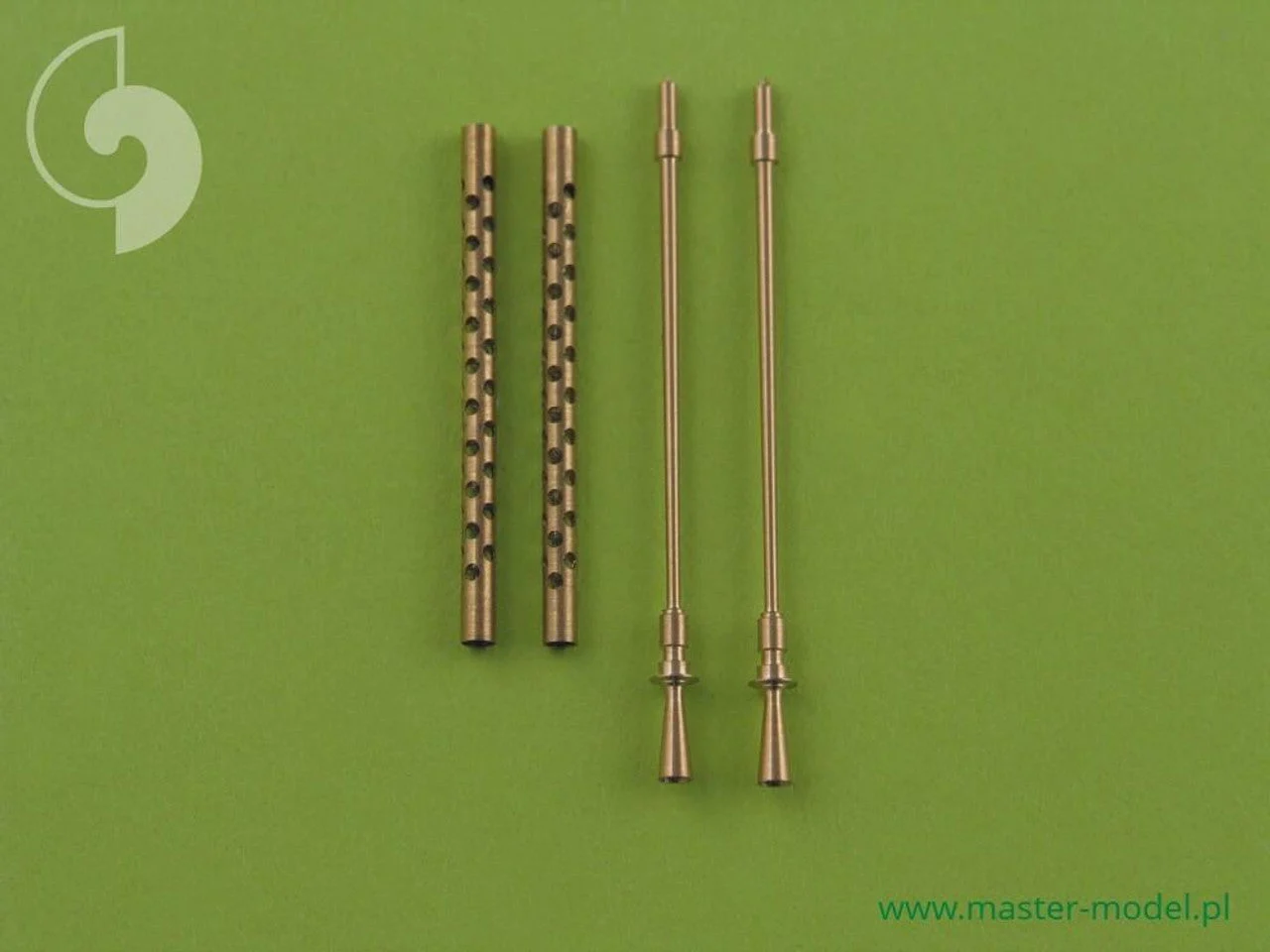 Master Model 1/35 Model Browning M2 aircraft .50 caliber (12.7mm) barrels with flash hiders (2pcs)
