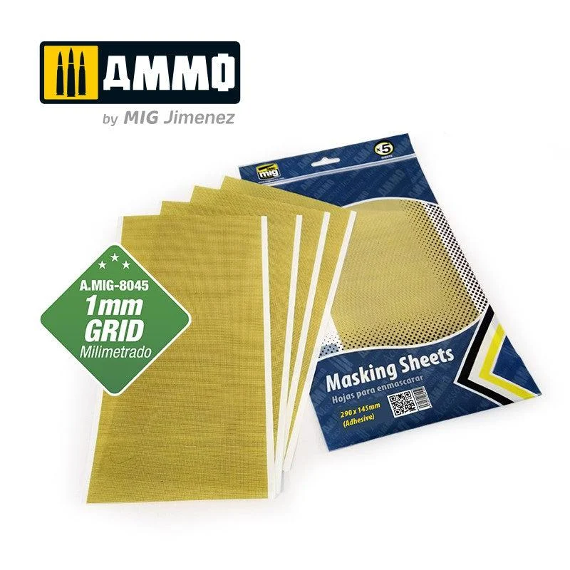 Ammo by Mig Fine Masking Sheets - Ammo Mig Jimenez