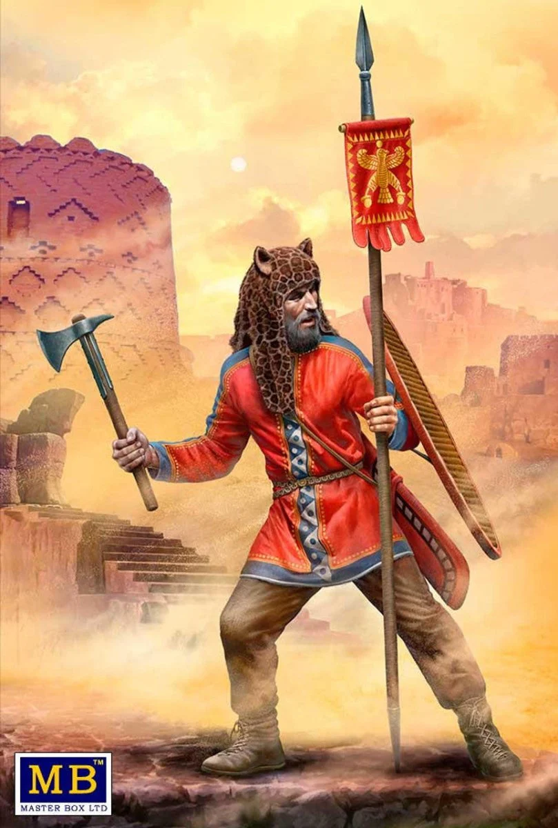 Master Box LTD 1/32 Master Box Greco-Persian Wars Series #9 Flag Officer of the Persian Heavy Infantry