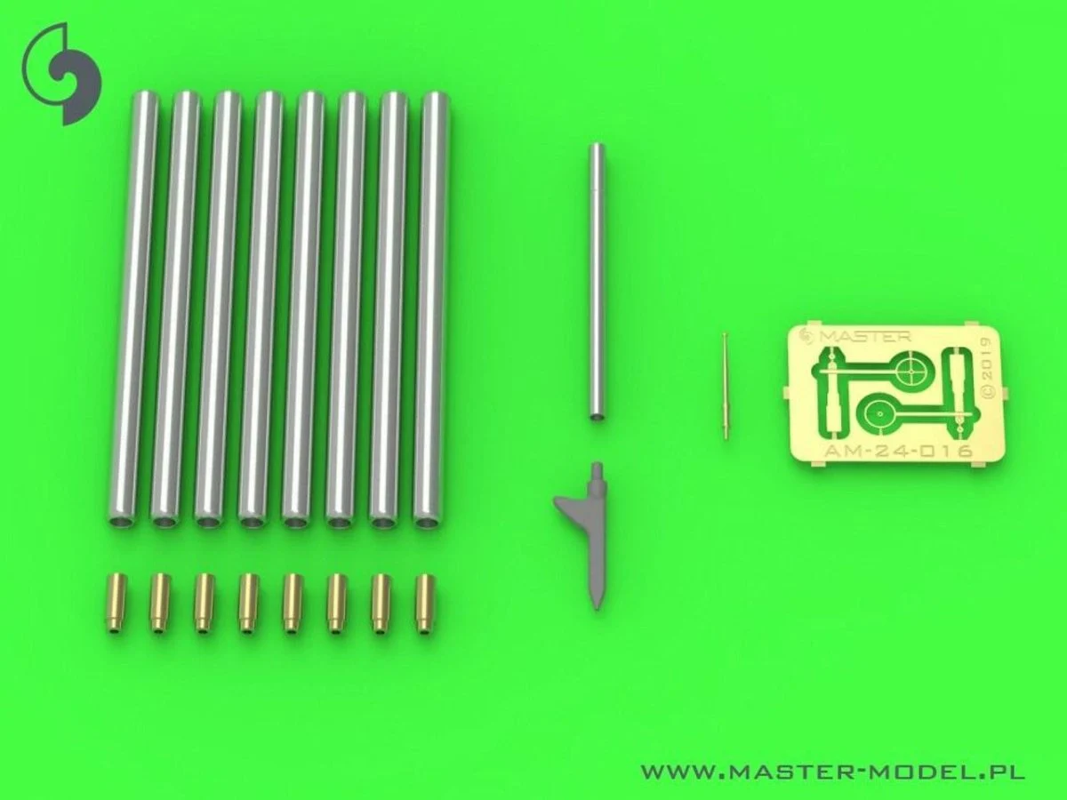 Master Model 1/24 Master Model P-47 Thunderbolt - details set - Browning .50 blast tubes gunsight and Pitot Tube