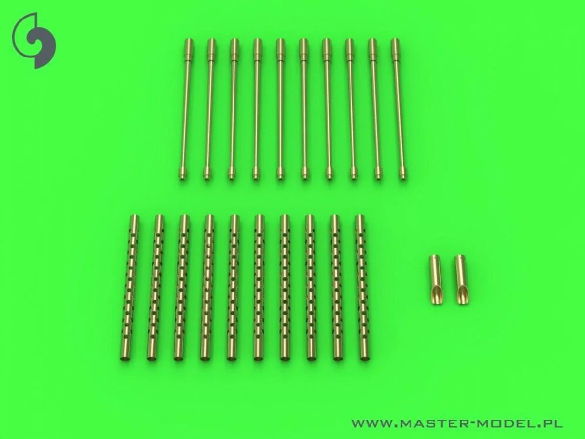 Master Model 1/32 Master Model B-24 Liberator - set of 10 Browning M2 aircraft .50 caliber barrels with (for Hobby Boss)