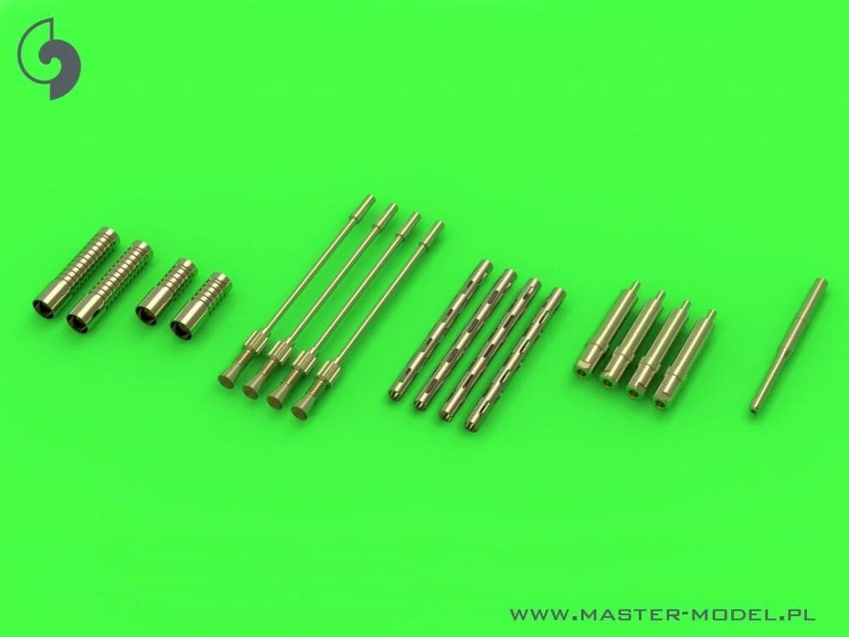 Master Model 1/32 Master Model De Havilland Mosquito NF Mk.II / FB Mk.VI - Pitot tube & armament set (Browning .303 barrels and Hispano 20mm barrel tips)