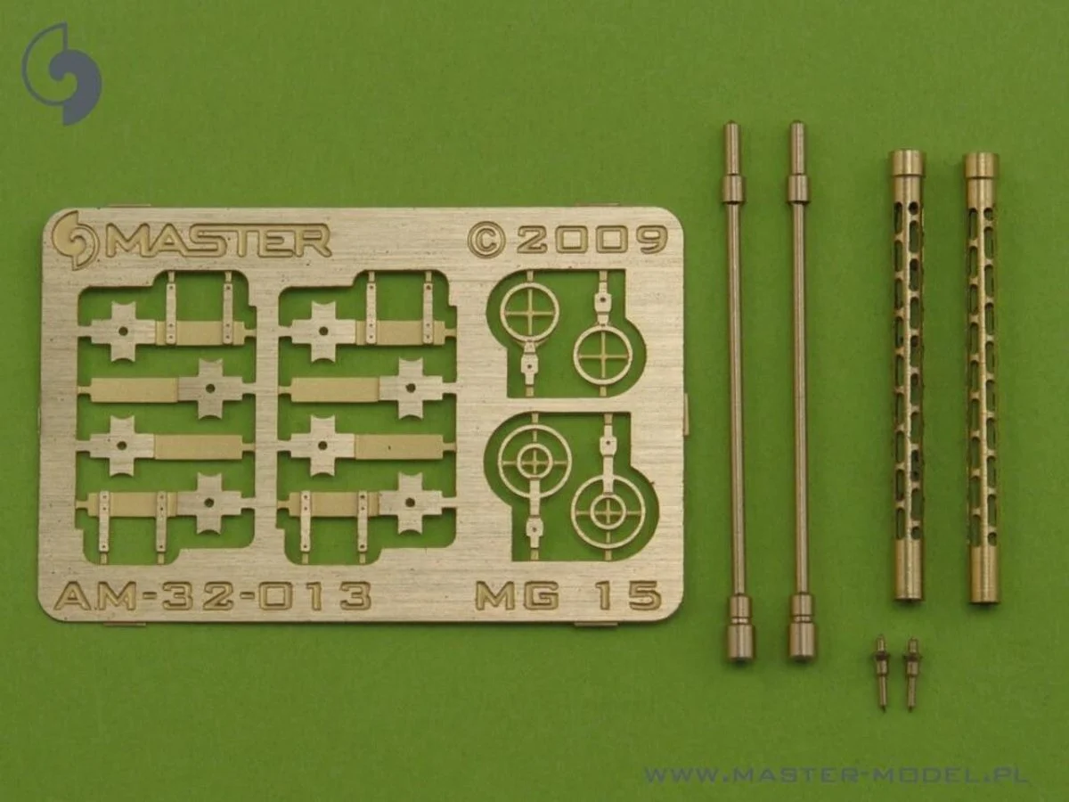 Master Model 1/32 Master Model German aircraft machine gun MG 15 - turned barrels and etched sights (2pcs)