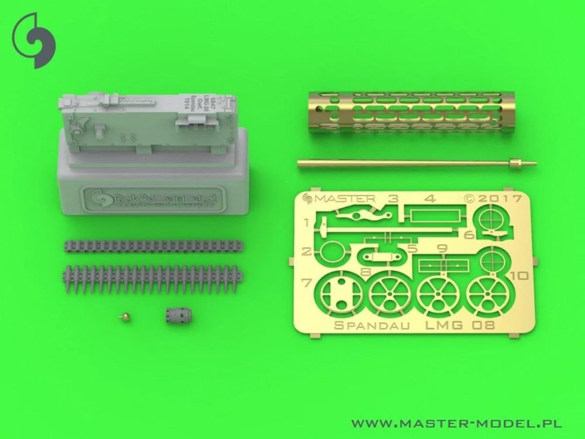 Master Model 1/32 Master Model German WW I machine gun Spandau LMG 08 (1pc) - with cooling jacket ver.3