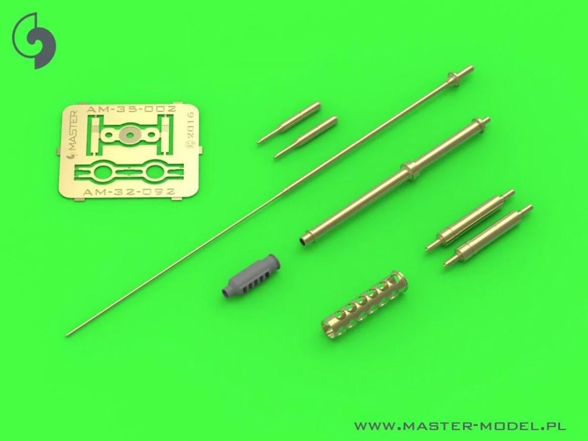 Master Model 1/35 Master Model AH-64 Apache - M230 Chain Gun barrel Pitot Tubes and Tail Antenna