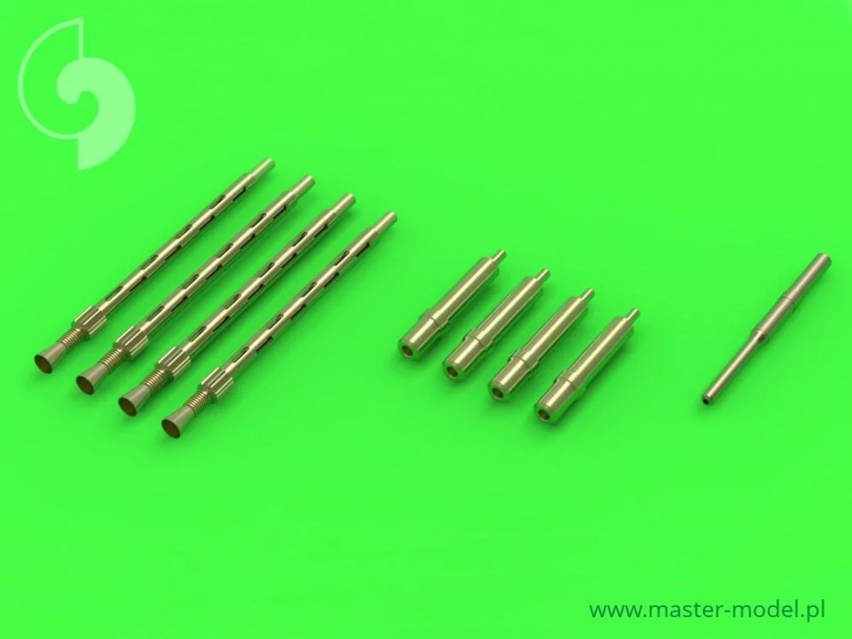 Master Model 1/48 Master Model De Havilland Mosquito NF Mk.II / FB Mk.VI - Pitot tube & armament set (Browning .303 barrels and Hispano 20mm barrel tips)