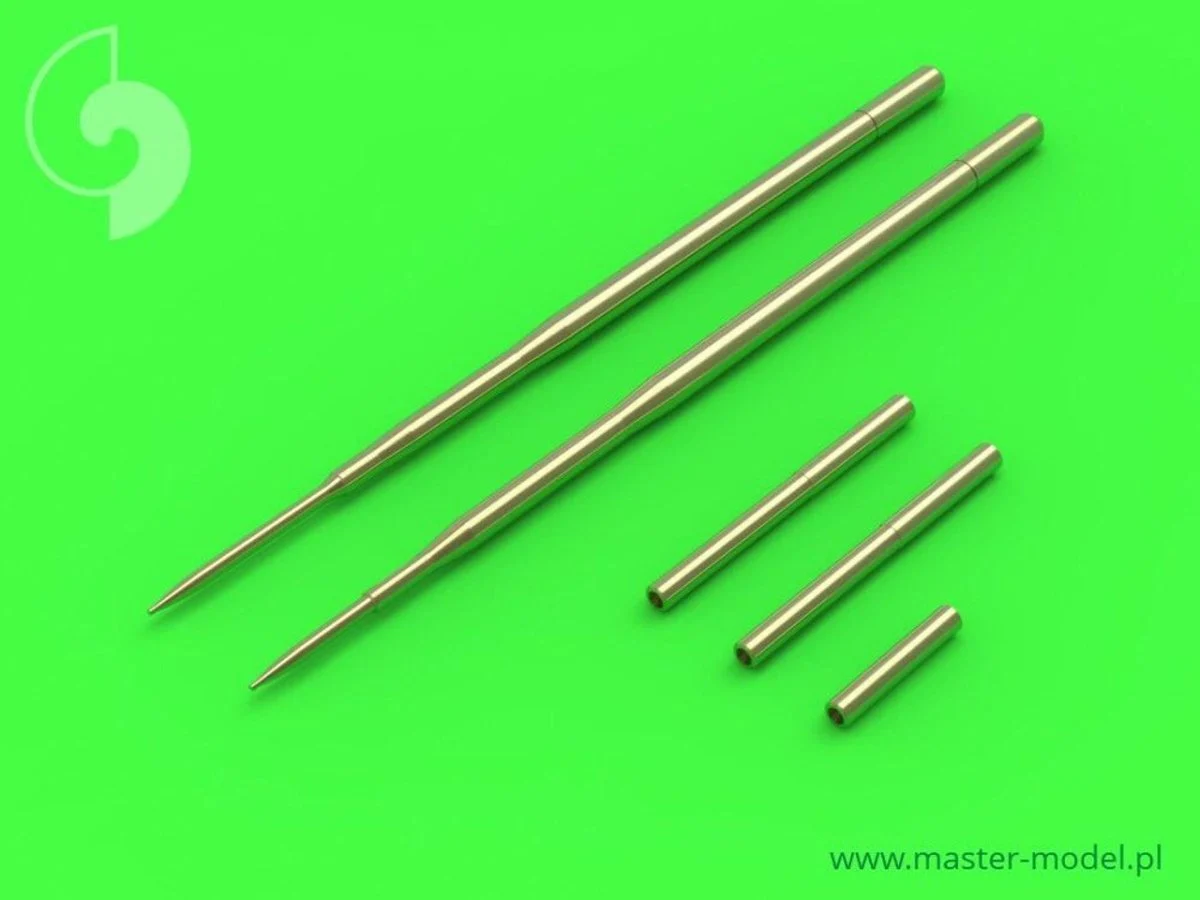 Master Model 1/48 Master Model MiG-17PF (Fresco D) - 23mm gun barrels set & Pitot Tubes