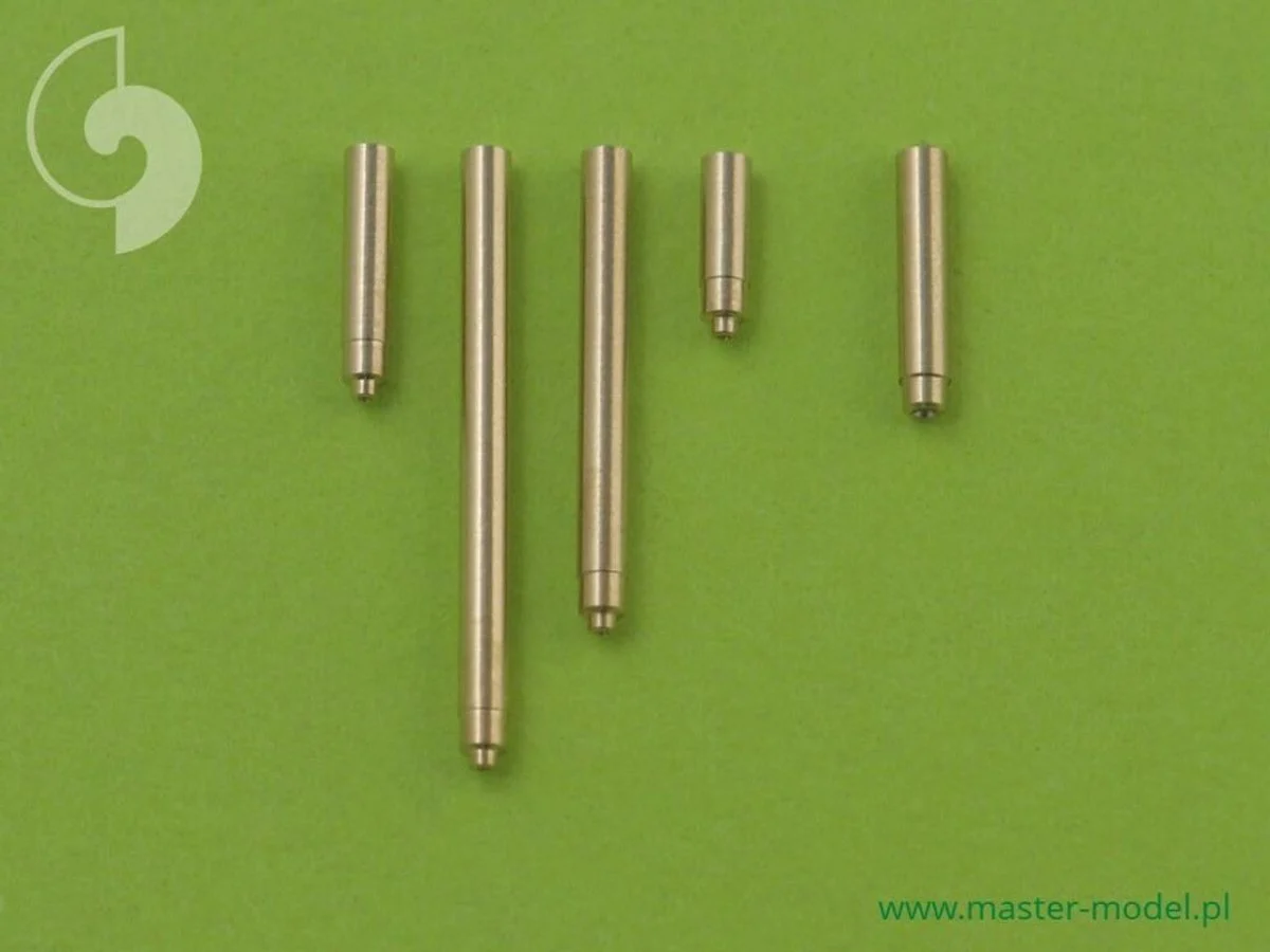 Master Model 1/48 Master Model P-38 Lightning late type armament (.50 cal Brownings with covered cooling jackets 20mm cannon tips)