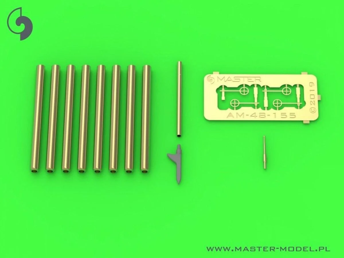 Master Model 1/48 Master Model P-47 Thunderbolt - details set - Browning .50 blast tubes gunsight and Pitot Tube