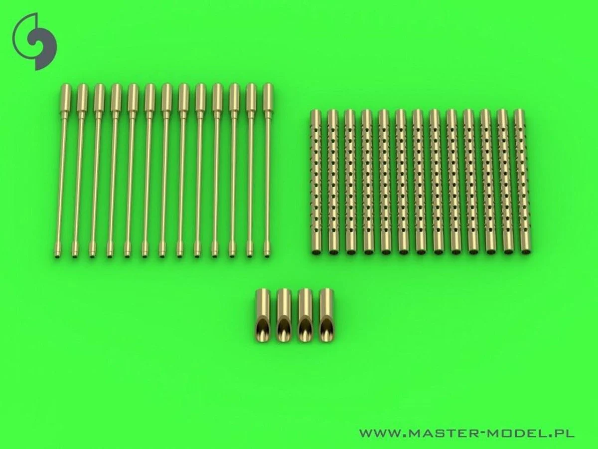 Master Model 1/72 Master Model Boeing B-17 Flying Fortress - machine gun set - Browning M2 aircraft .50 caliber barrels with flash hiders