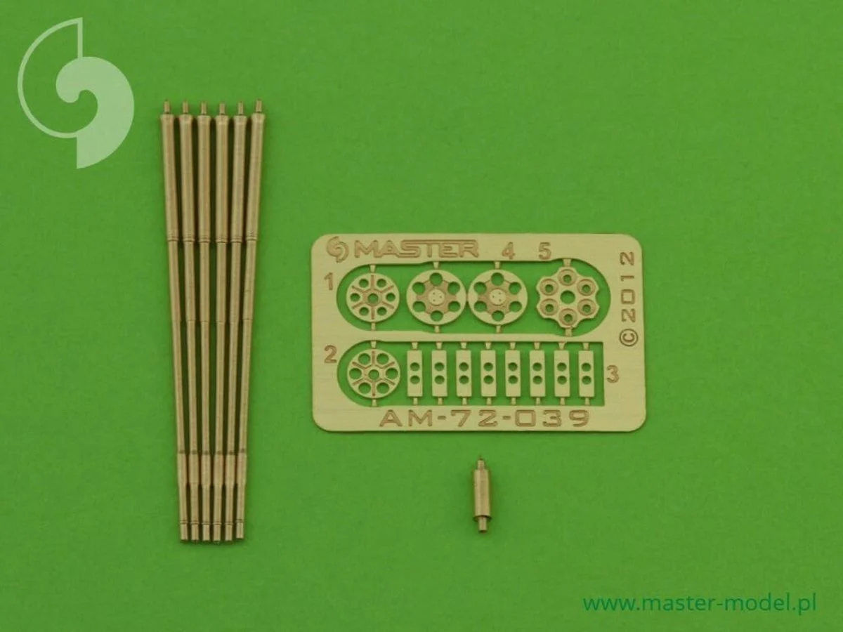 Master Model 1/72 Master Model M61 A1 Vulcan - Six-barrelled rotary 20mm cannon - turned barrels with etched barrel clamps