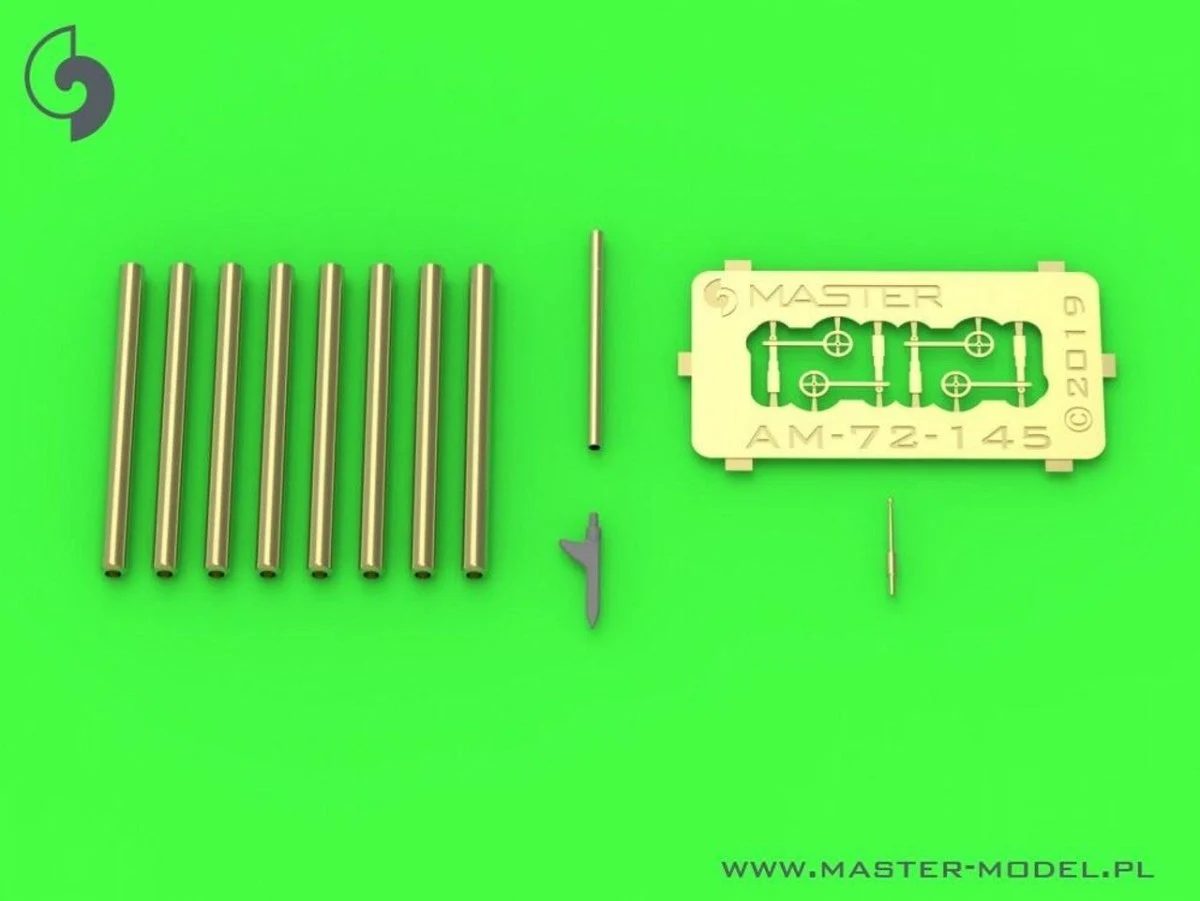 Master Model 1/72 Master Model P-47 Thunderbolt - details set - Browning .50 blast tubes gunsight and Pitot Tube