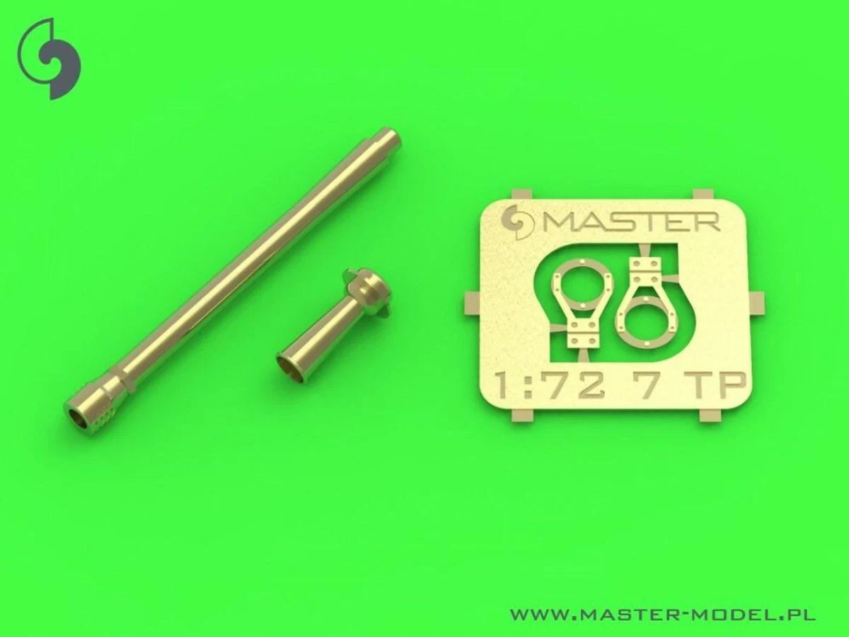Master Model 1/72 Master Model Polish light tank 7TP - 37mm Bofors wz.36 gun barrel and signal horn