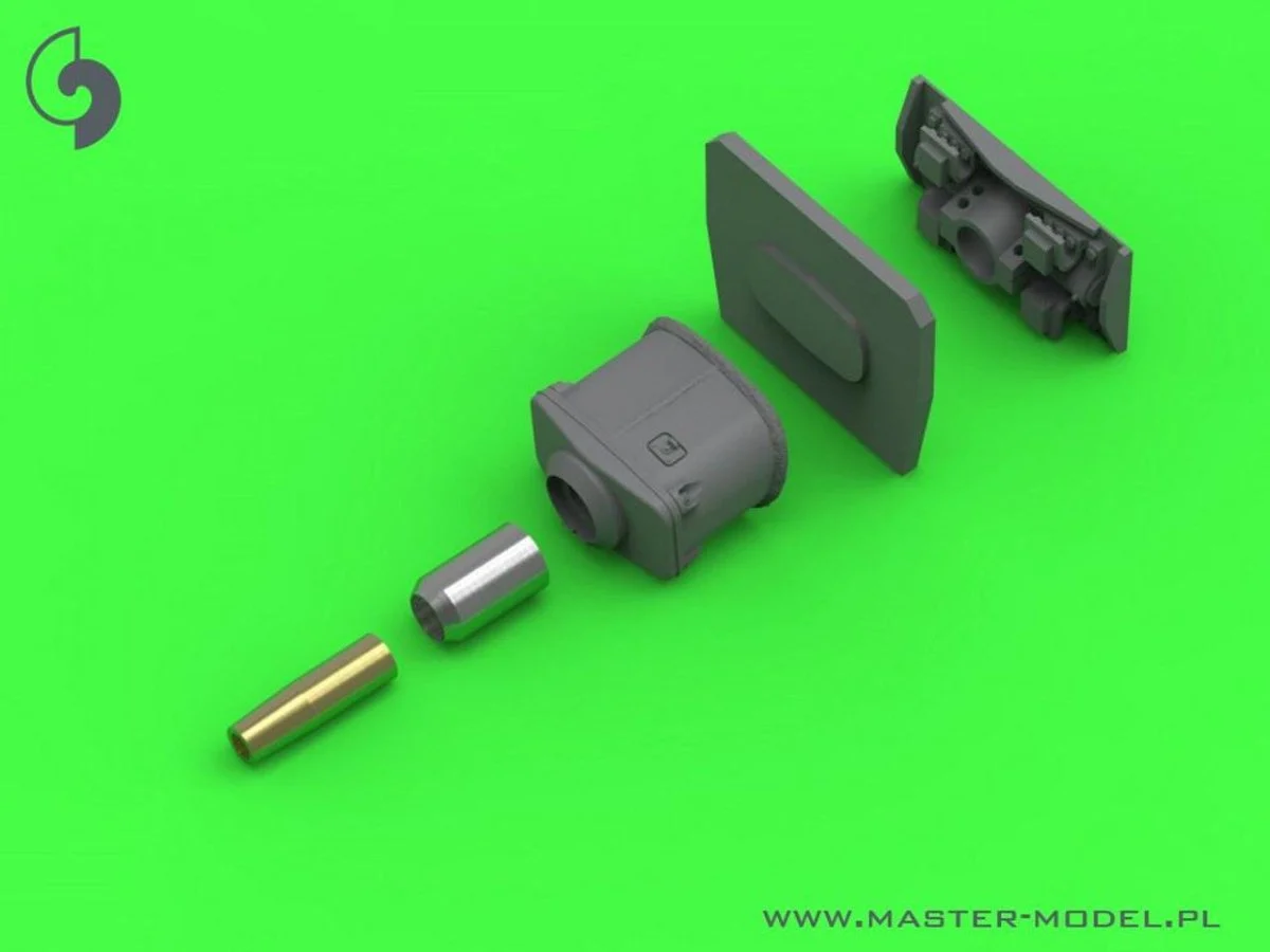 Master Model 1/72 Master Model StuG III Ausf. A/B/C/D/E - 7.5cm StuK 37 L/24 gun barrel and resin mantlet