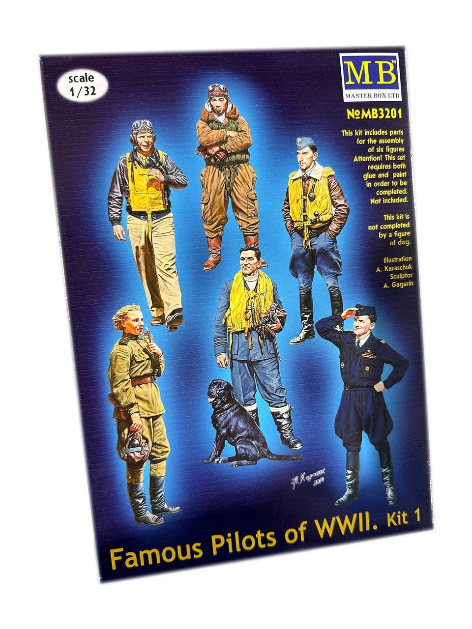 Master Box LTD 1/32 Box Series Famous pilots of WWII era, kit No.1