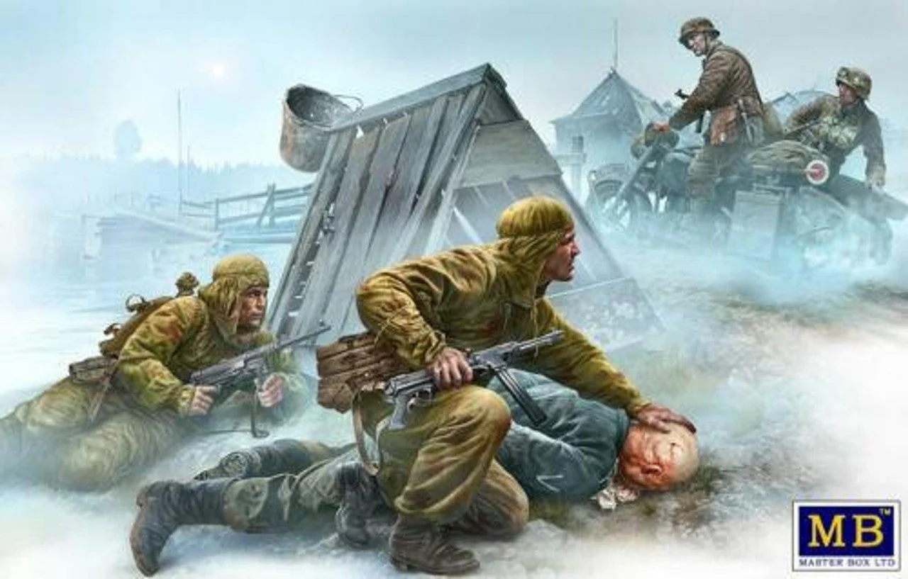 Master Box LTD 1/35 Crossroad Eastern Front WWII Figure Set