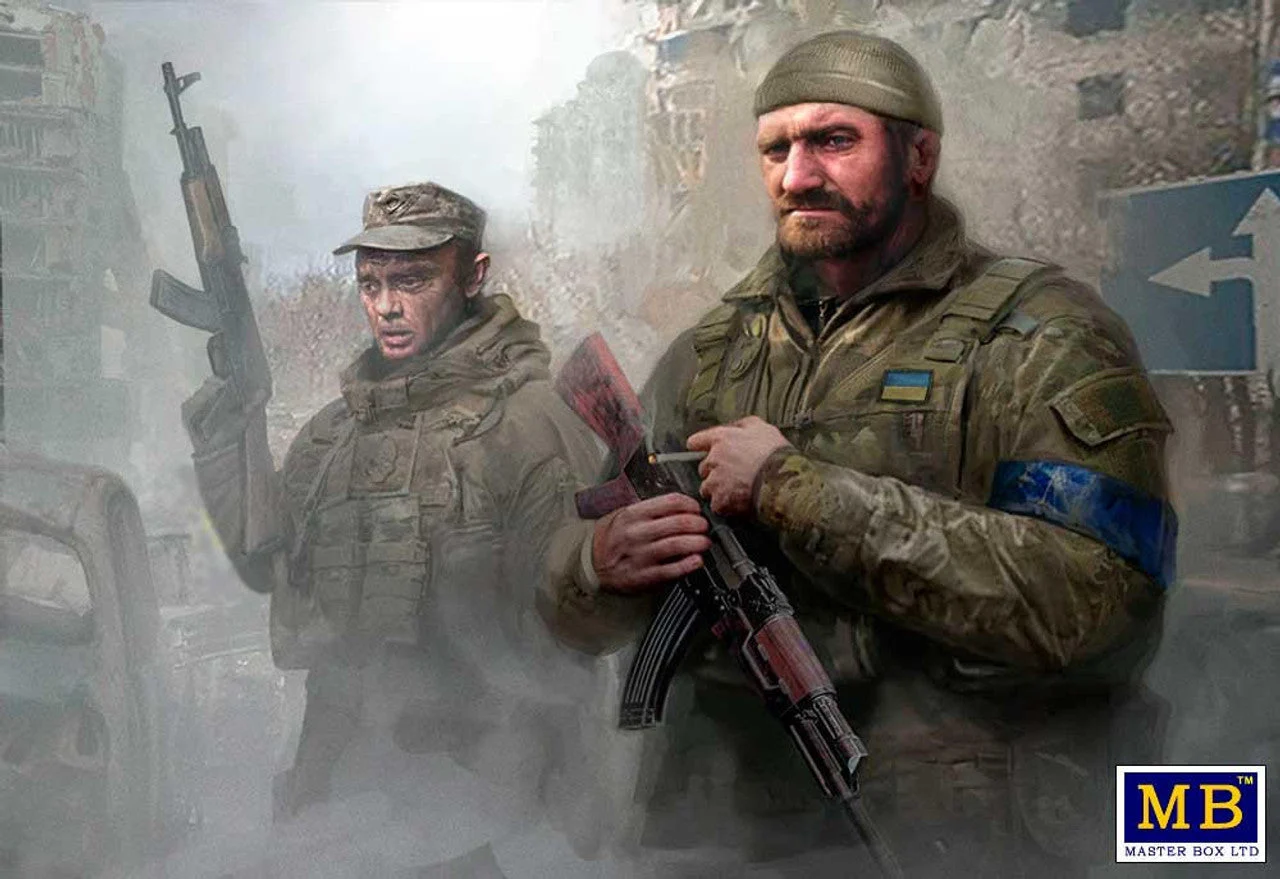 Master Box LTD 1/35 Box Territorial Defense Forces of Ukraine Bucha Clean-Up April 2022 (2)