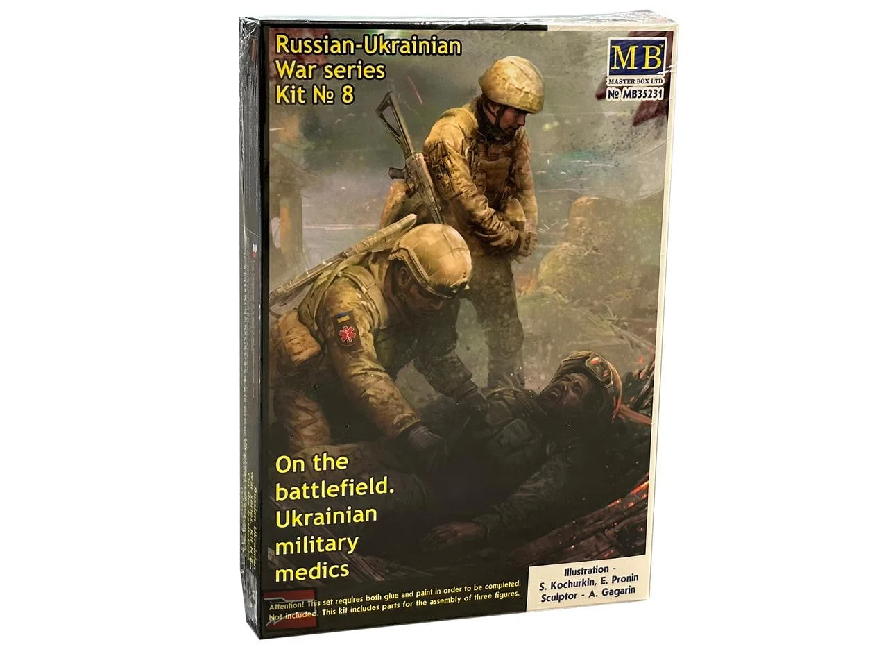 Master Box LTD 1/35 Master Box On The Battlefield Ukrainian Medics Figure Set Kit