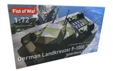 1/72 Model Collect German WWII P.1000 ratte scharnhorst,1944 - ModelCollect