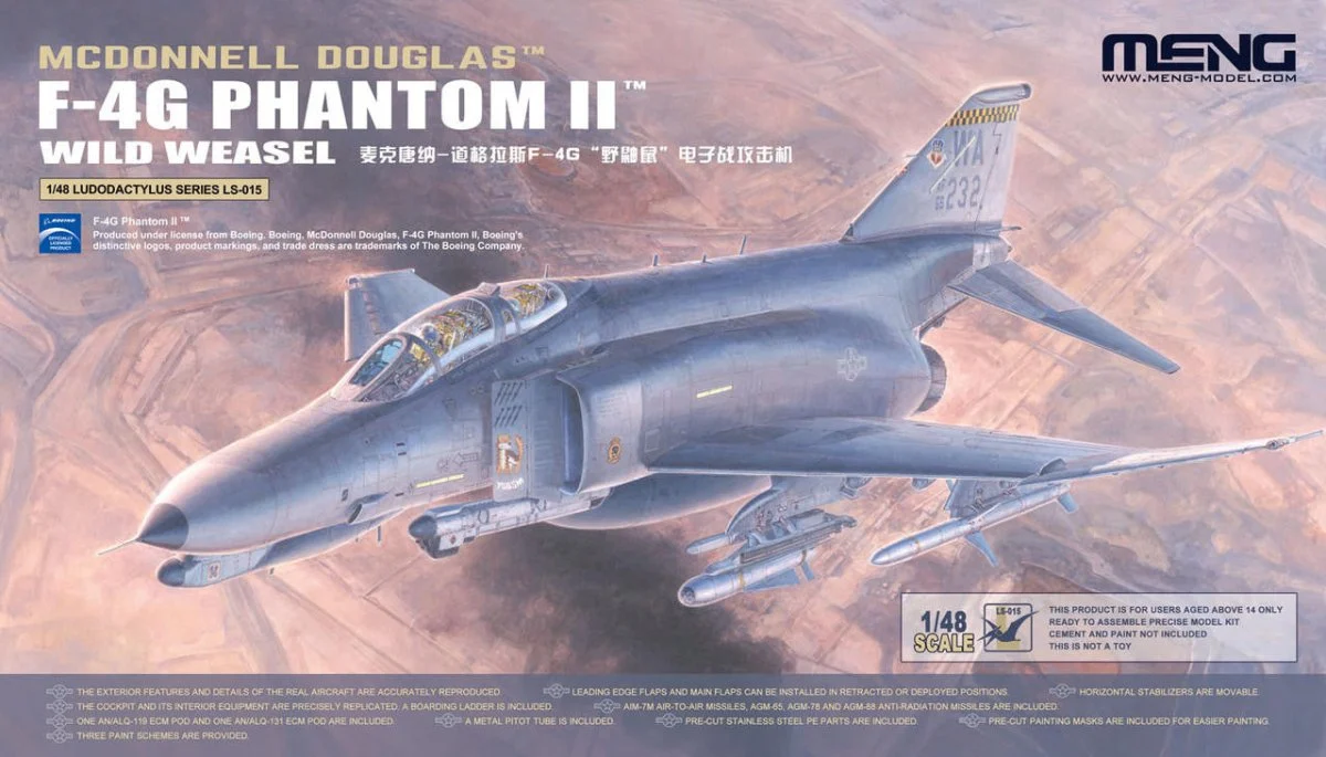 Meng 1/48 Meng F-4G Phantom II Wild Weasel