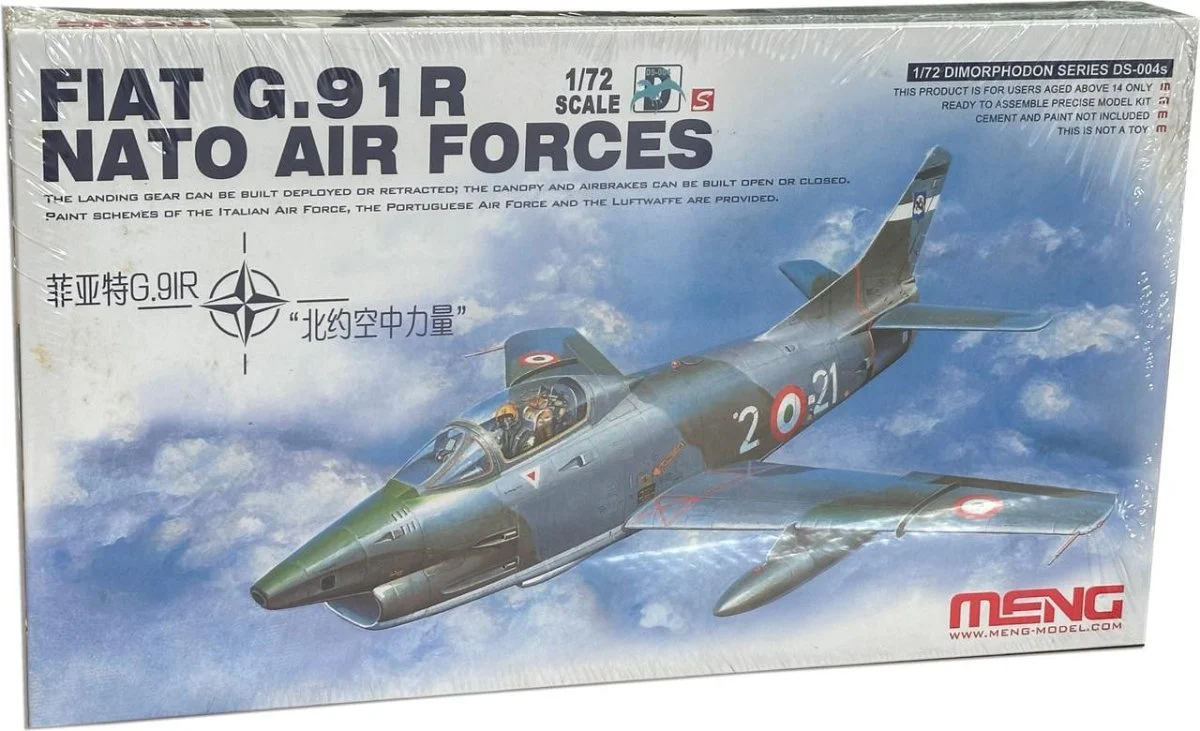 Meng 1/72 Meng Fiat G.91R Nato Air Forces