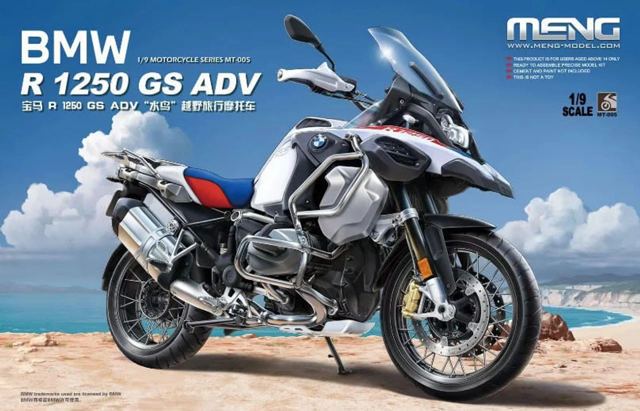 Meng 1/9 Model BMW R 1250 GS ADV Plastic Model Kit