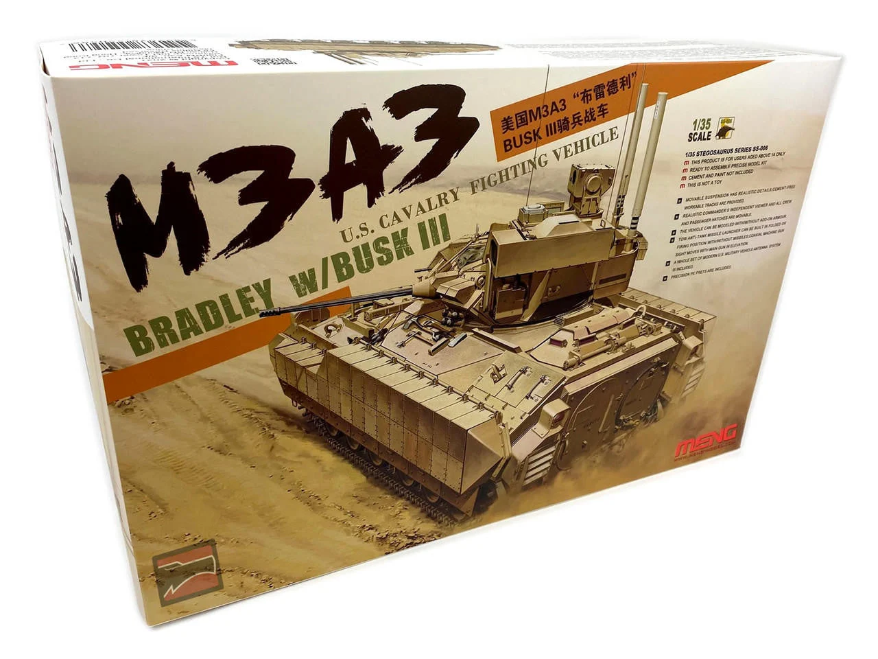 Meng 1/35 Meng U.S. Cavalry Fighting Vehicle M3A3 BRADLEY w/BUSK III