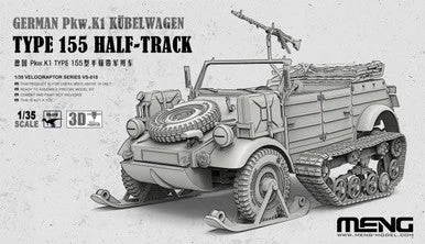 1/35 Meng German Pkw.K1 KÃƒÂ¼belwagen Type 155 Half-Track