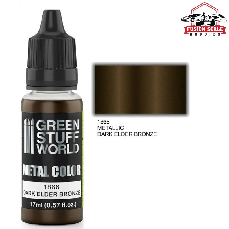 Green Stuff World Dark Elder Bronze Metallic Paint GSW1866