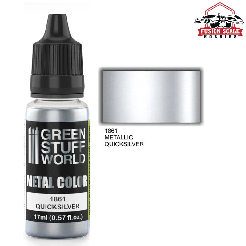Green Stuff World Quick SIlver Metallic Paint GSW1861