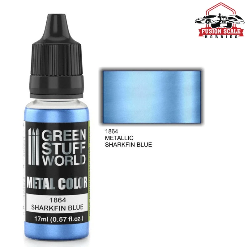 Green Stuff World Sharkfin Blue Metallic Paint GSW1864