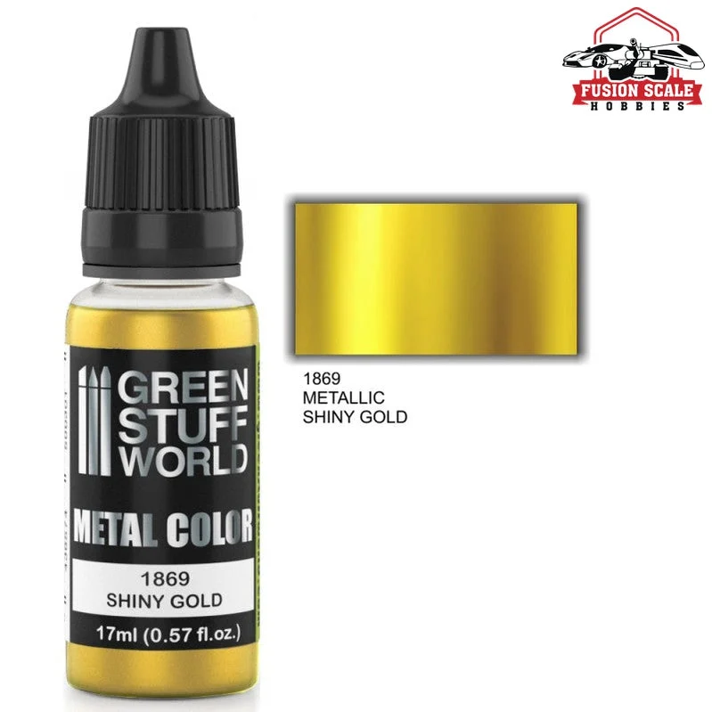 Green Stuff World Shiny Gold Metallic Paint GSW1869