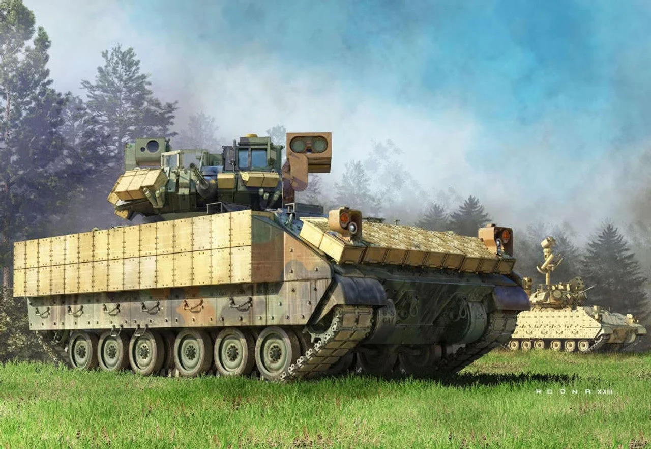Magic Factory 1/35 Magic Factory M-Shorad M2A4 Bradley Plastic Model Kit