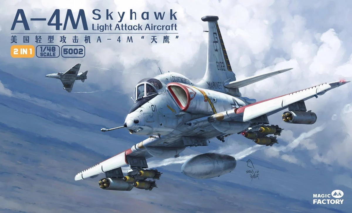 Magic Factory A-4M Skyhawk Light Attack 1/48 Aircraft Plastic Model Kit