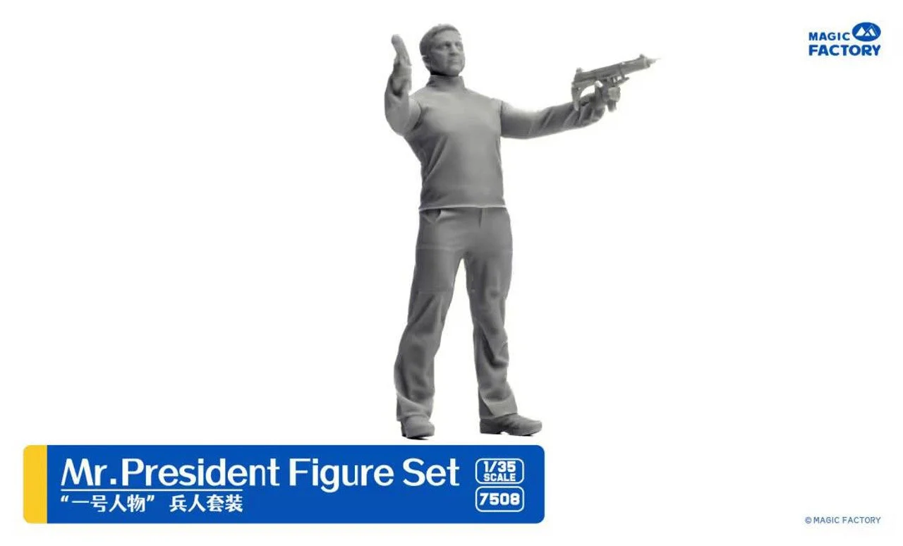 Magic Factory 1/35 Factory Mr. President Figure Model Kit