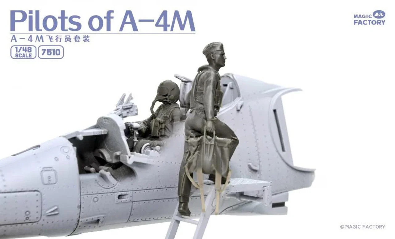 Magic Factory 1/48 Factory A-4M Skyhawk Pilots Figures Set