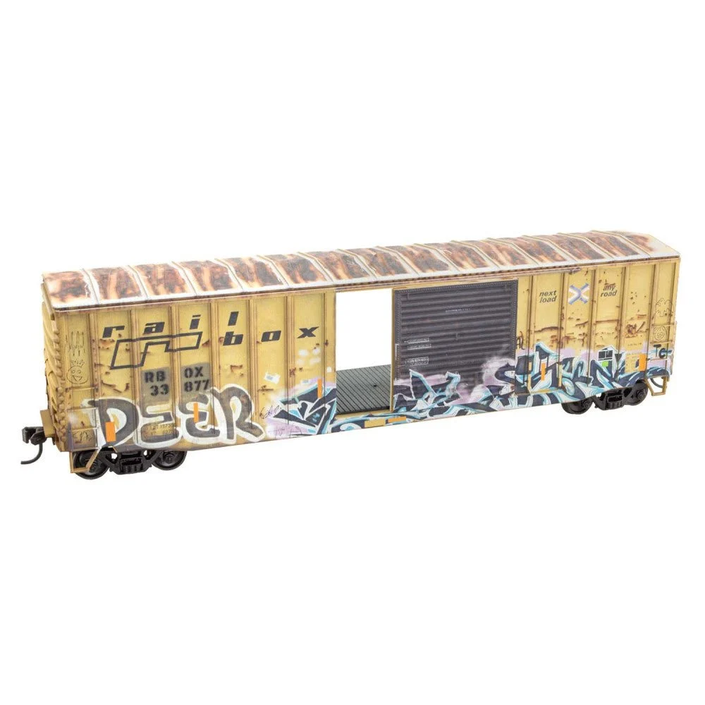 Micro-Trains HO 5600 004 Weathered Boxcar Railbox 33877 | 5600004