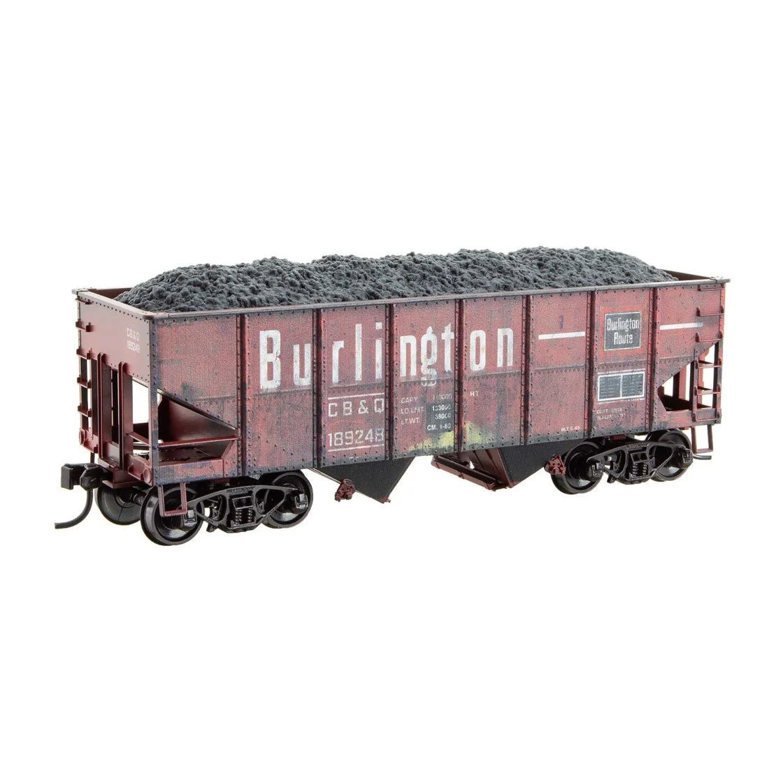Micro Trains HO Chicago, Burlington & Quincy 33' Twin Bay Open Hopper Kit RD# CB&Q 189248 | 2500004
