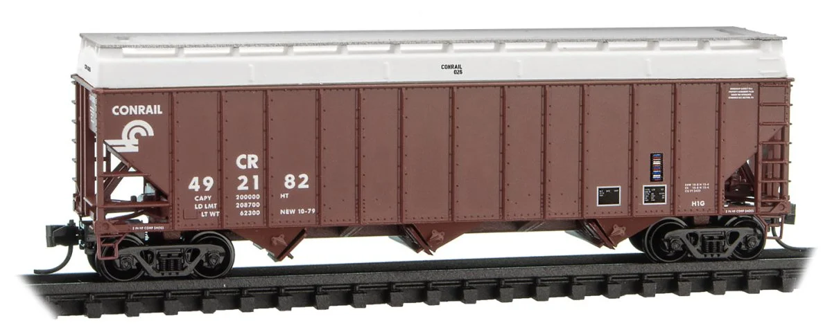 Micro Trains Line N Conrail Hopper with Topper RD# 492182